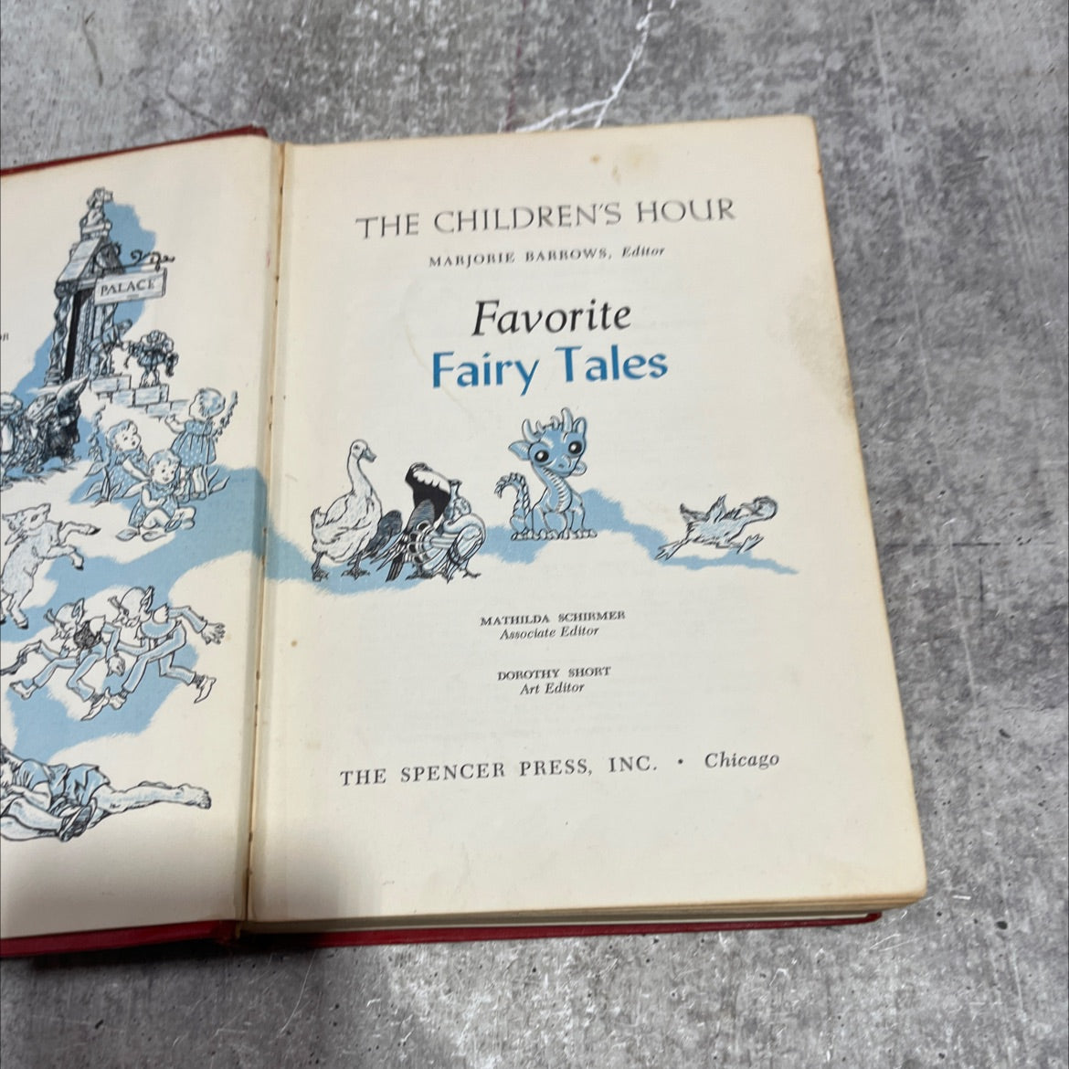 palace the children's hour book, by marjorie barrows, 1953 Hardcover image 2