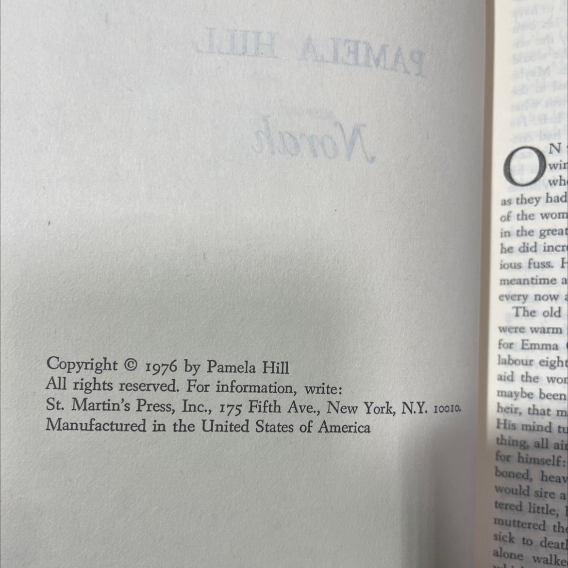 pamela hill book, by Pamela Hill, 1976 Hardcover image 3
