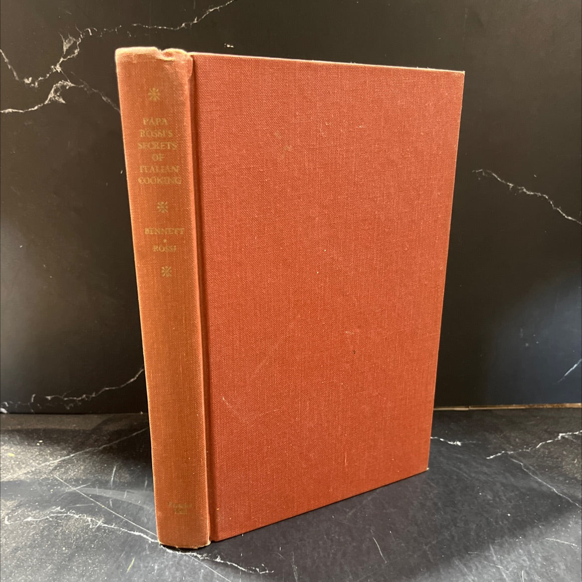 papa rossi's secrets of italian cooking book, by victor bennett with antonia rossi, 1969 Hardcover image 1