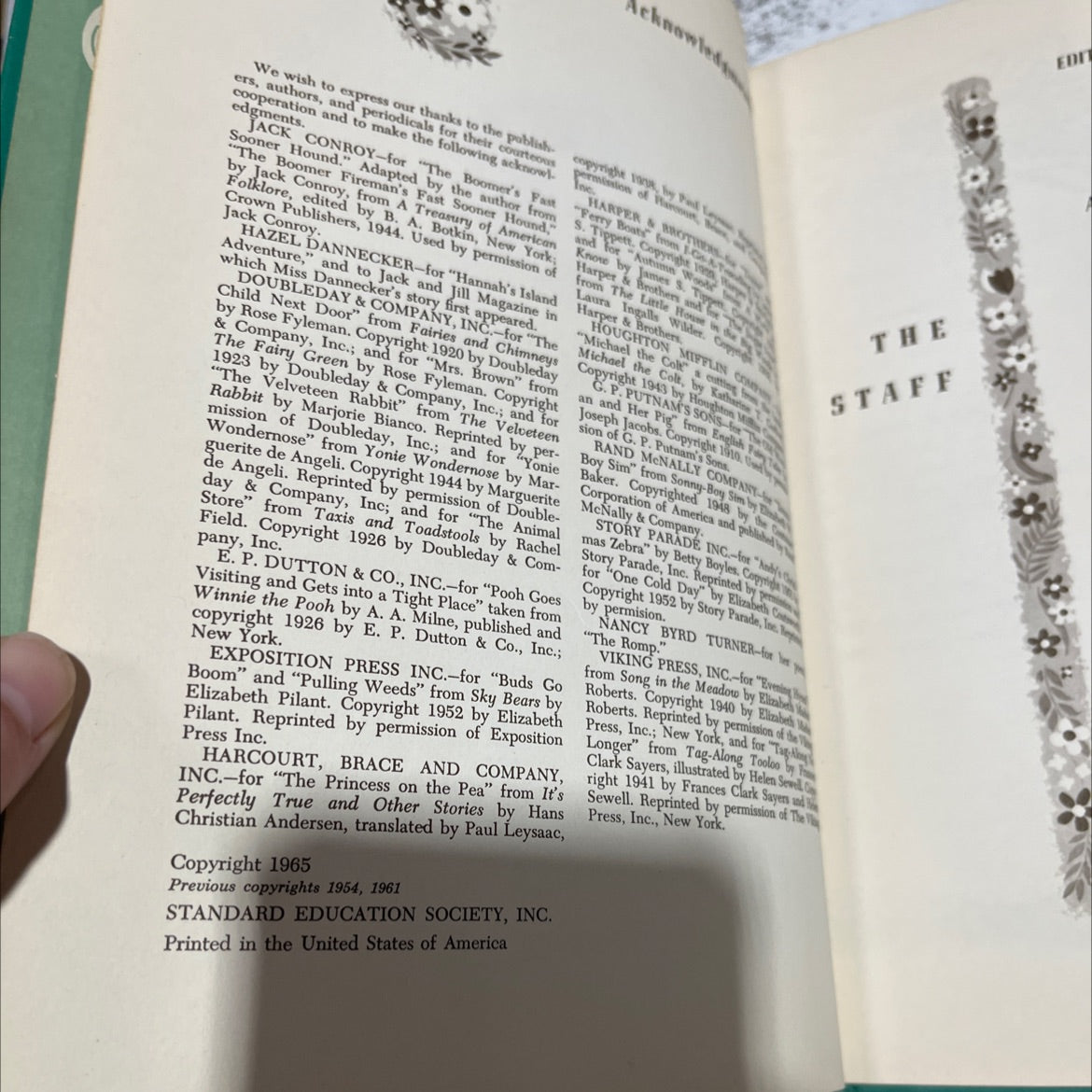 parade of stories books are friends come let us read book, by unknown, 1965 Hardcover image 3