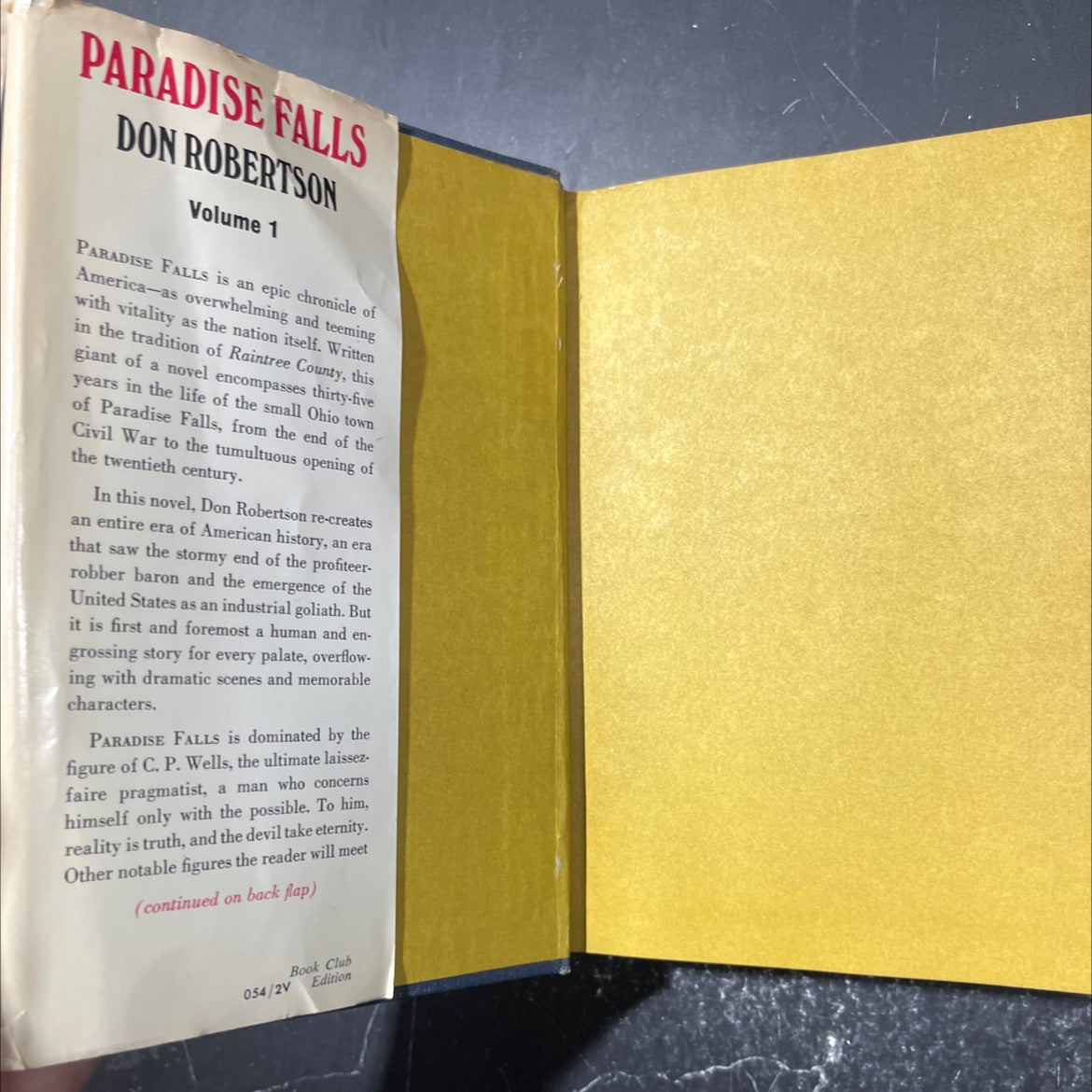 paradise falls book, by don robertson, 1968 Hardcover image 4