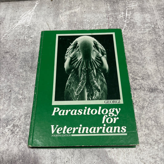 parasitology for veterinarians book, by jay r. georgi, 1985 Hardcover image 1