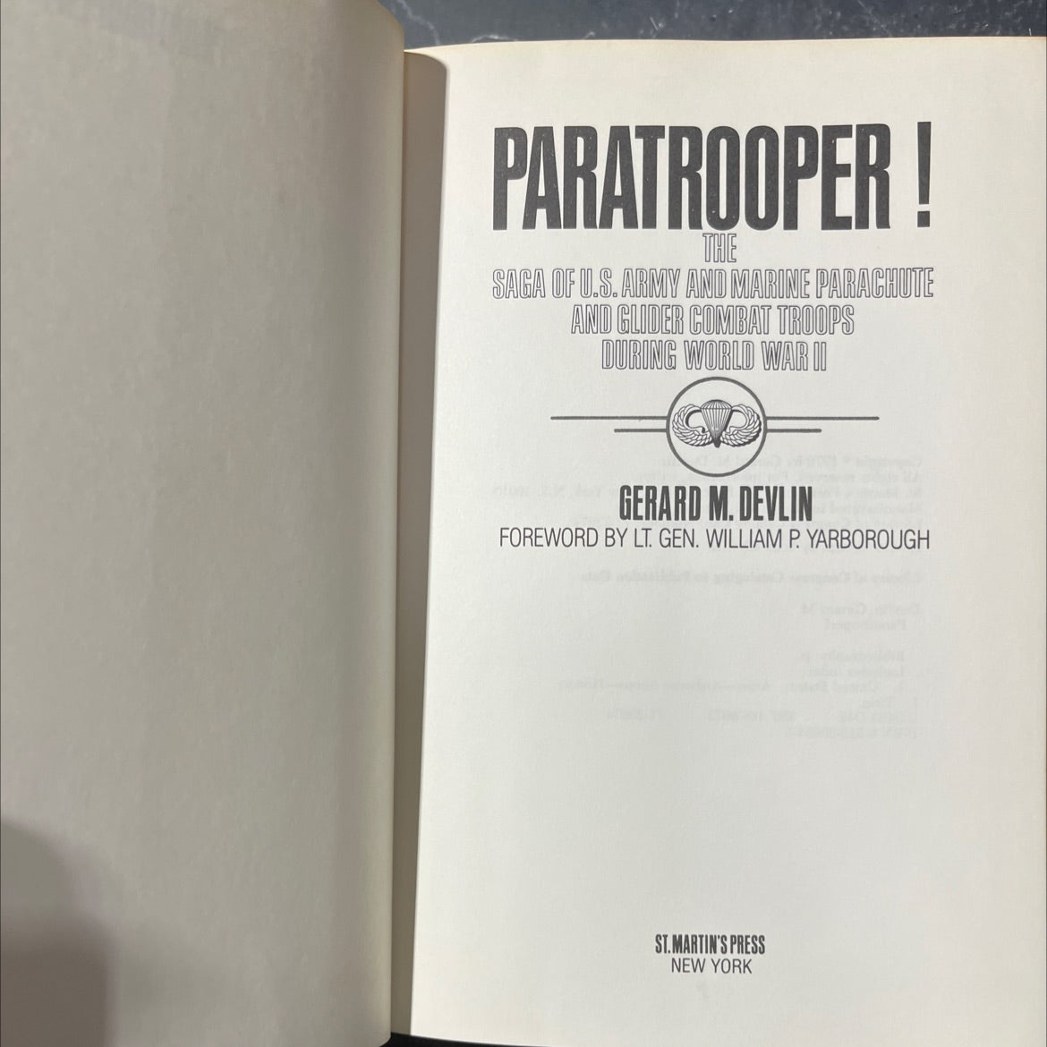 paratrooper! the saga of u.s. army and marine parachute and glider combat troops during world war ii book, by gerard m. image 2