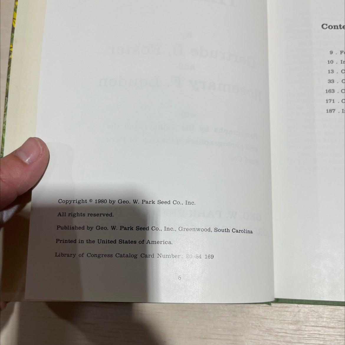 park's success with herbs book, by gertrude b. foster, rosemary f. louden, 1980 Hardcover image 3