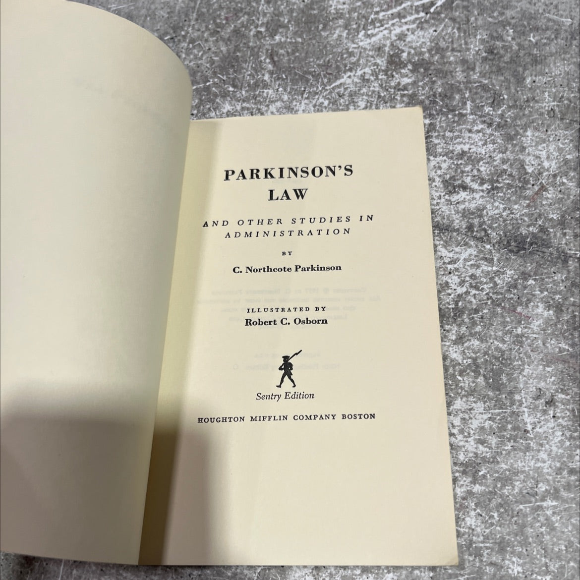 parkinson's law and other studies in administration book, by c. northcote parkinson, 1957 Paperback image 2