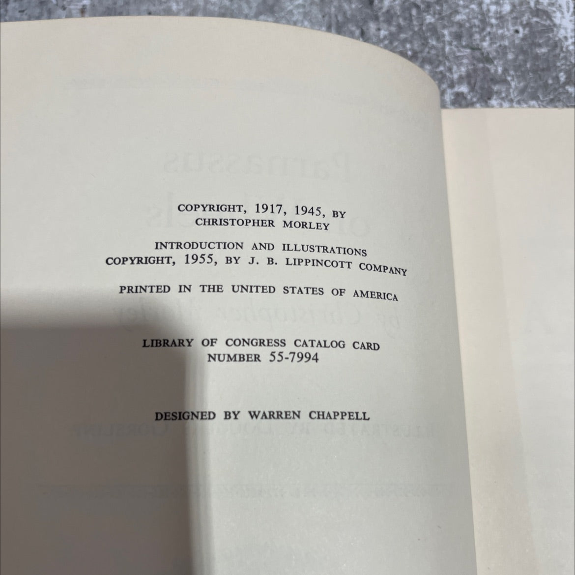 parnassus on wheels book, by christopher morley, 1955 Hardcover image 3