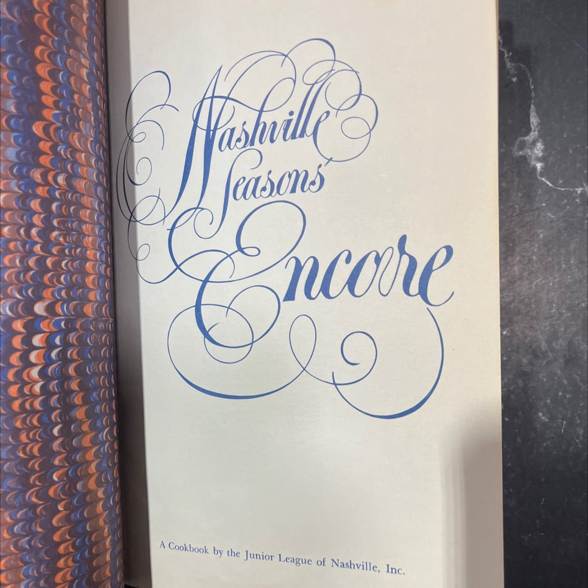 pashville season's encore a cookbook book, by junior league of nashville, inc., 1977 Hardcover image 2