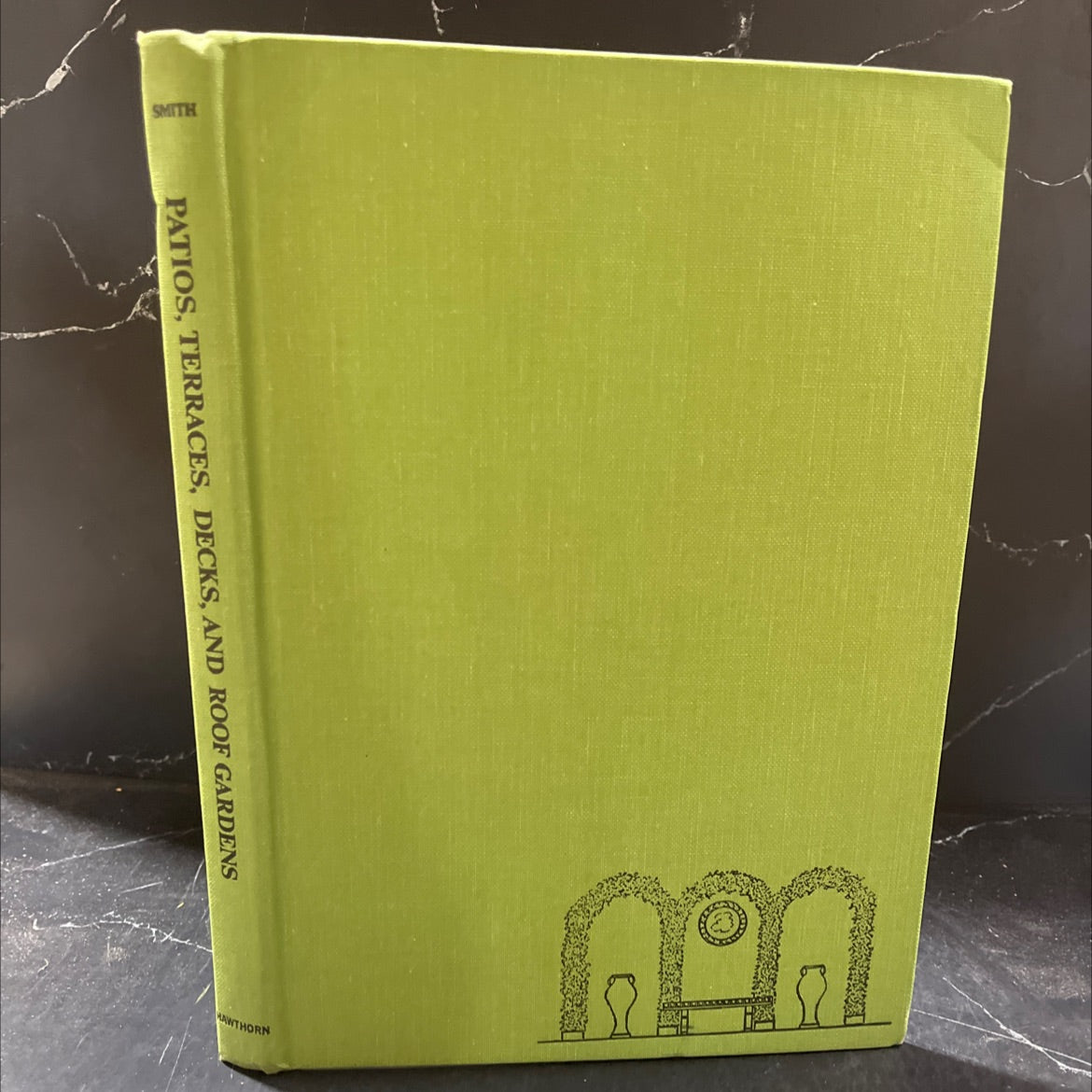 patios, terraces, decks, and roof gardens book, by Alice Upham Smith, 1969 Hardcover image 1