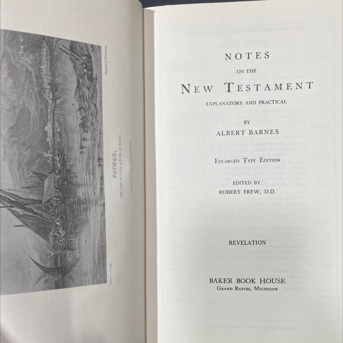 patmos. the port of 3 cala & town of patino notes on the new testament explanatory and practical by albert barnes image 2