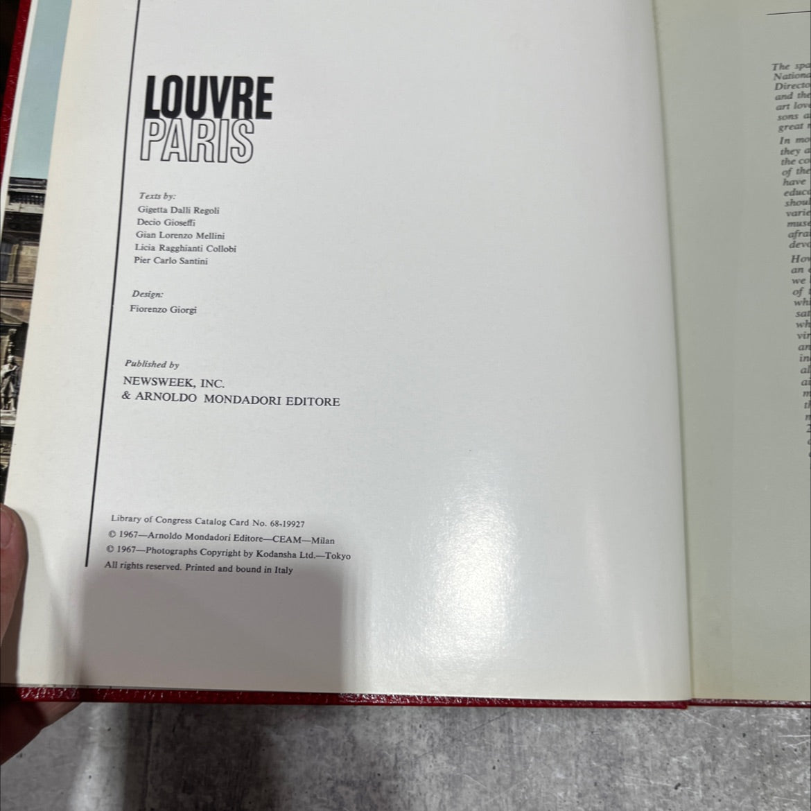 pavillon denon louvre paris book, by gigetta dalli regoli, decio gioseffi, gian lorenzo mellini, licia ragghianti image 3