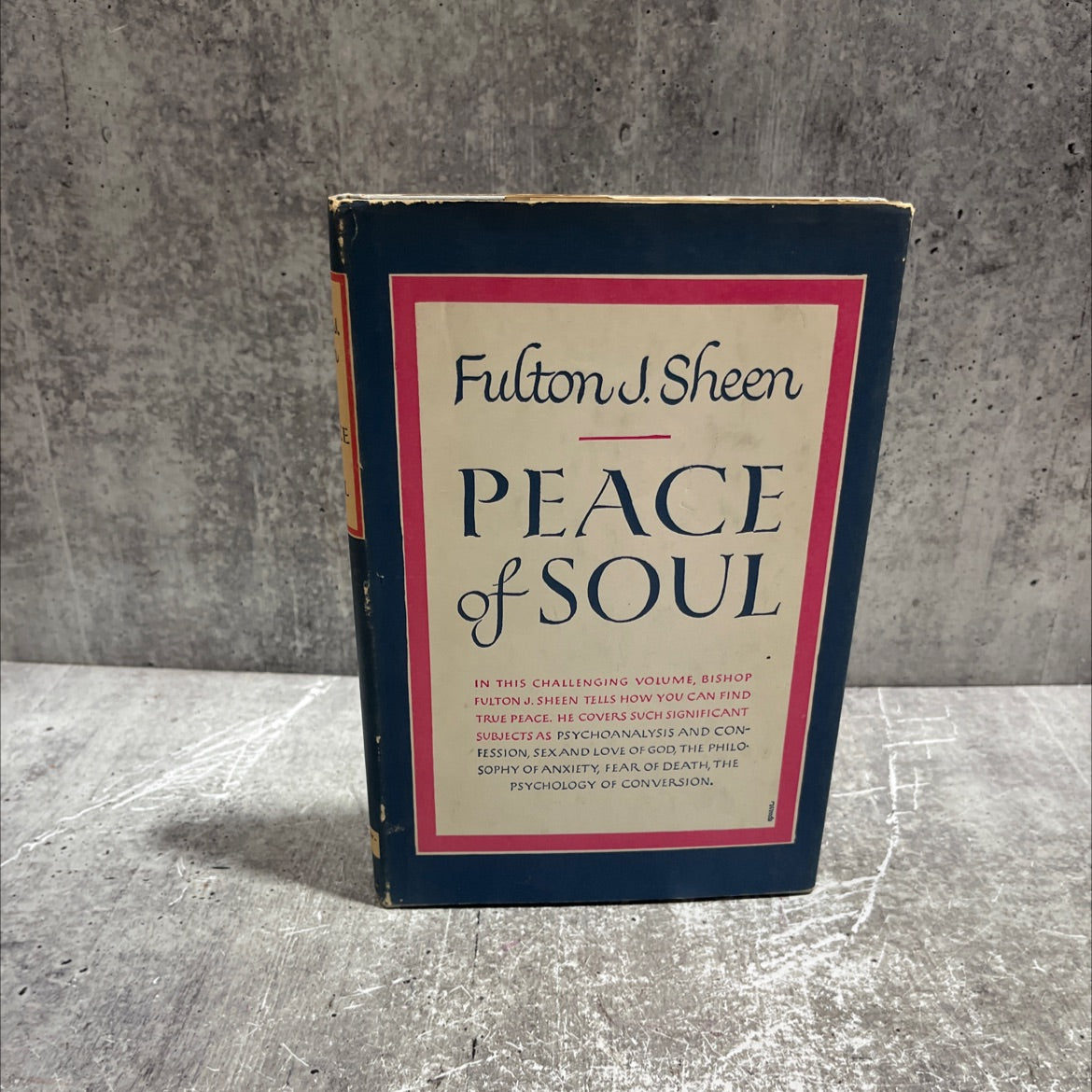 peace of soul book, by fulton j. sheen, 1949 Hardcover image 1