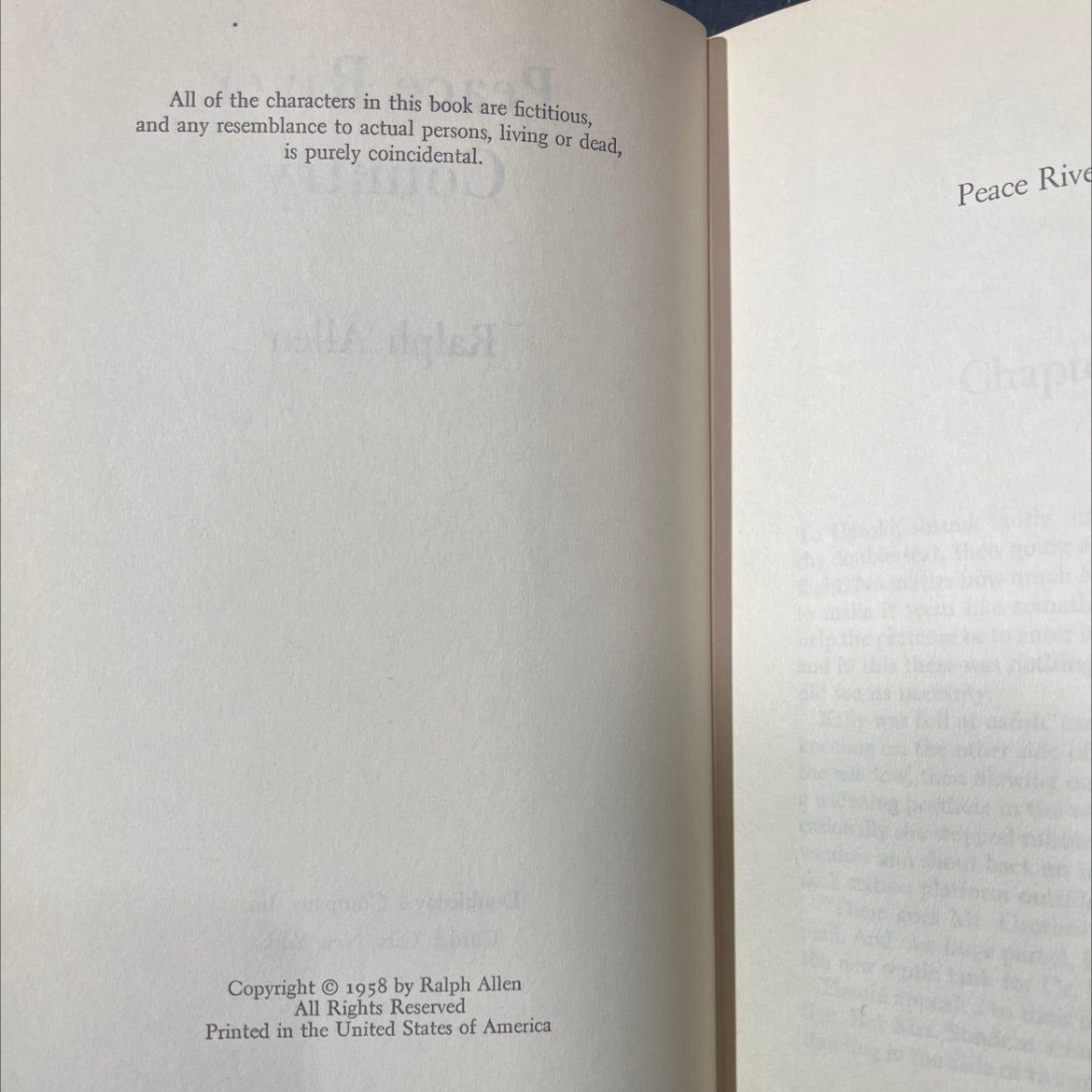 peace river country book, by ralph allen, 1958 Hardcover image 3