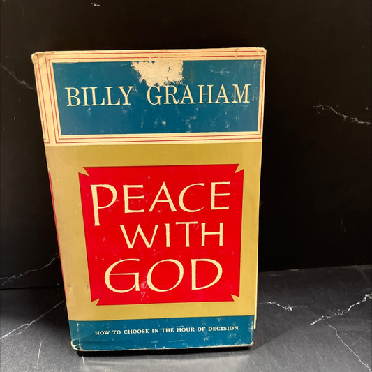 peace with god book, by billy graham, 1953 Hardcover image 1