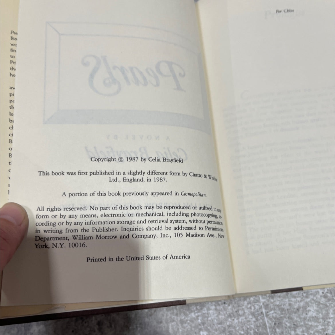 pearls book, by celia brayfield, 2010 Hardcover image 3