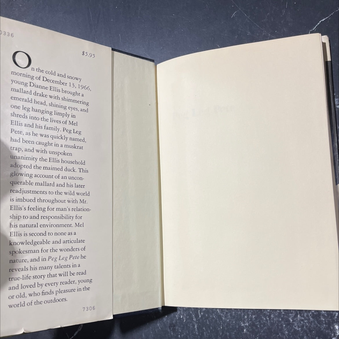 pegi leg pete book, by mel ellis, 1973 Hardcover image 4