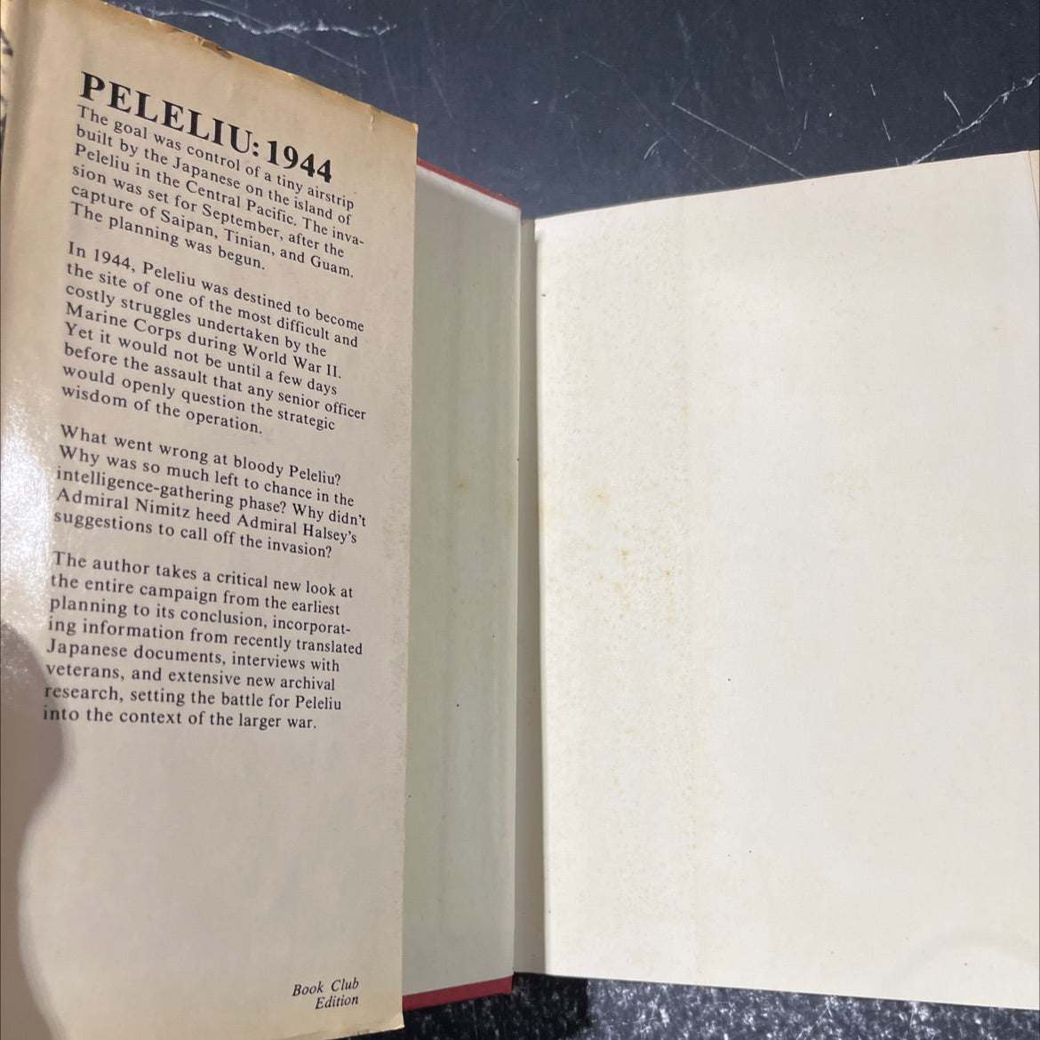 peleliu 1944 book, by Harry A. Gailey, 1983 Hardcover image 4