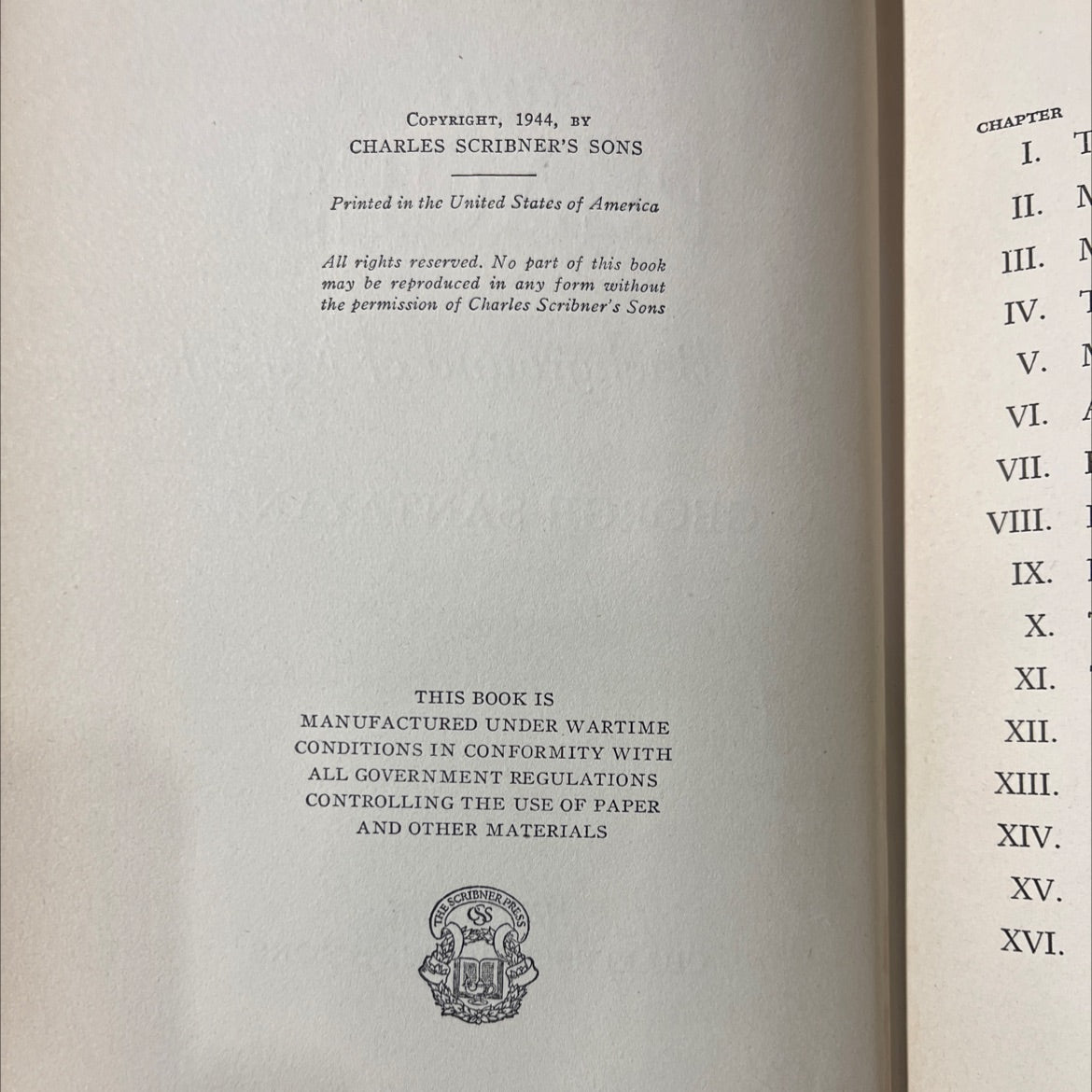 persons and places the background of my life book, by george santayana, 1944 Hardcover image 3