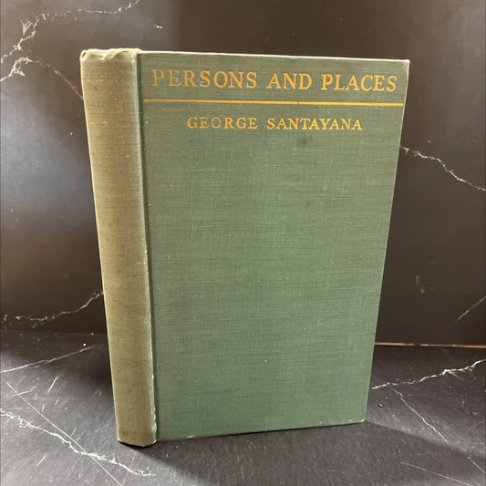 persons and places the background of my life book, by george santayana, 1944 Hardcover image 1