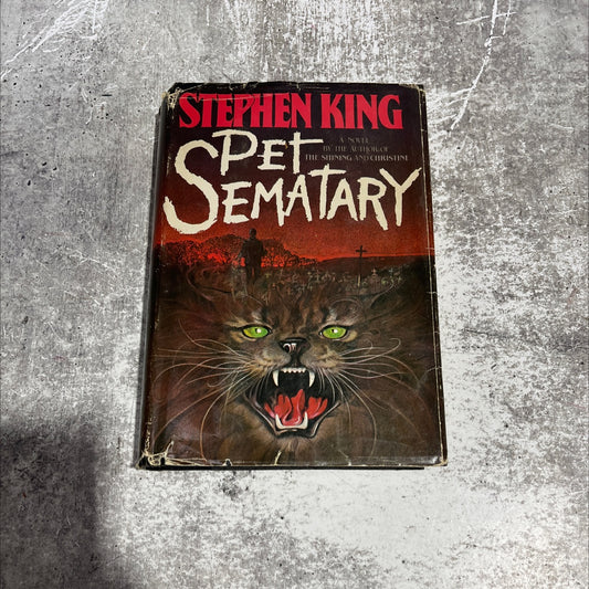 pet sematary book, by stephen king, 1983 Hardcover image 1