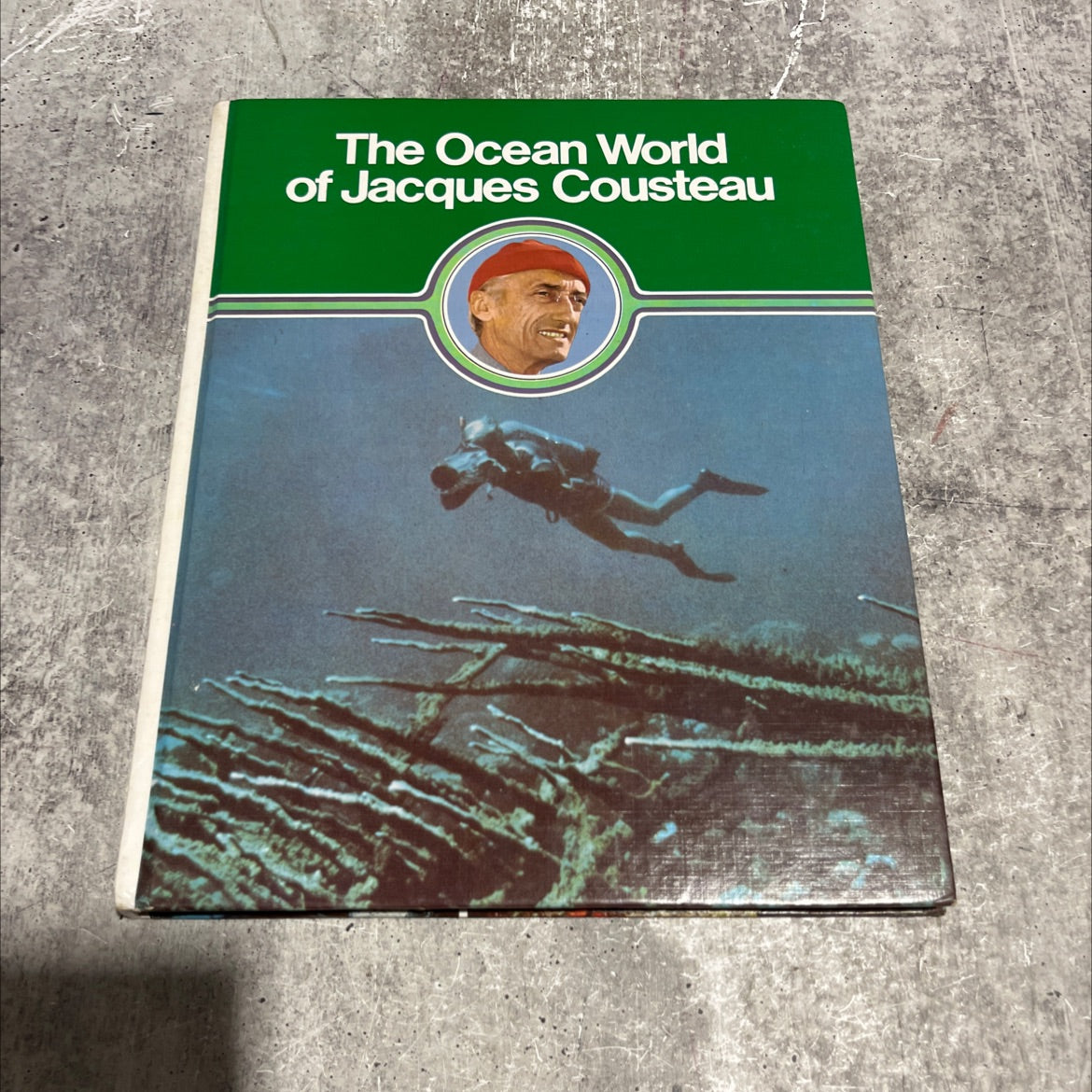pharaohs of the sea book, by jacques-yves cousteau, 1975 Hardcover image 1