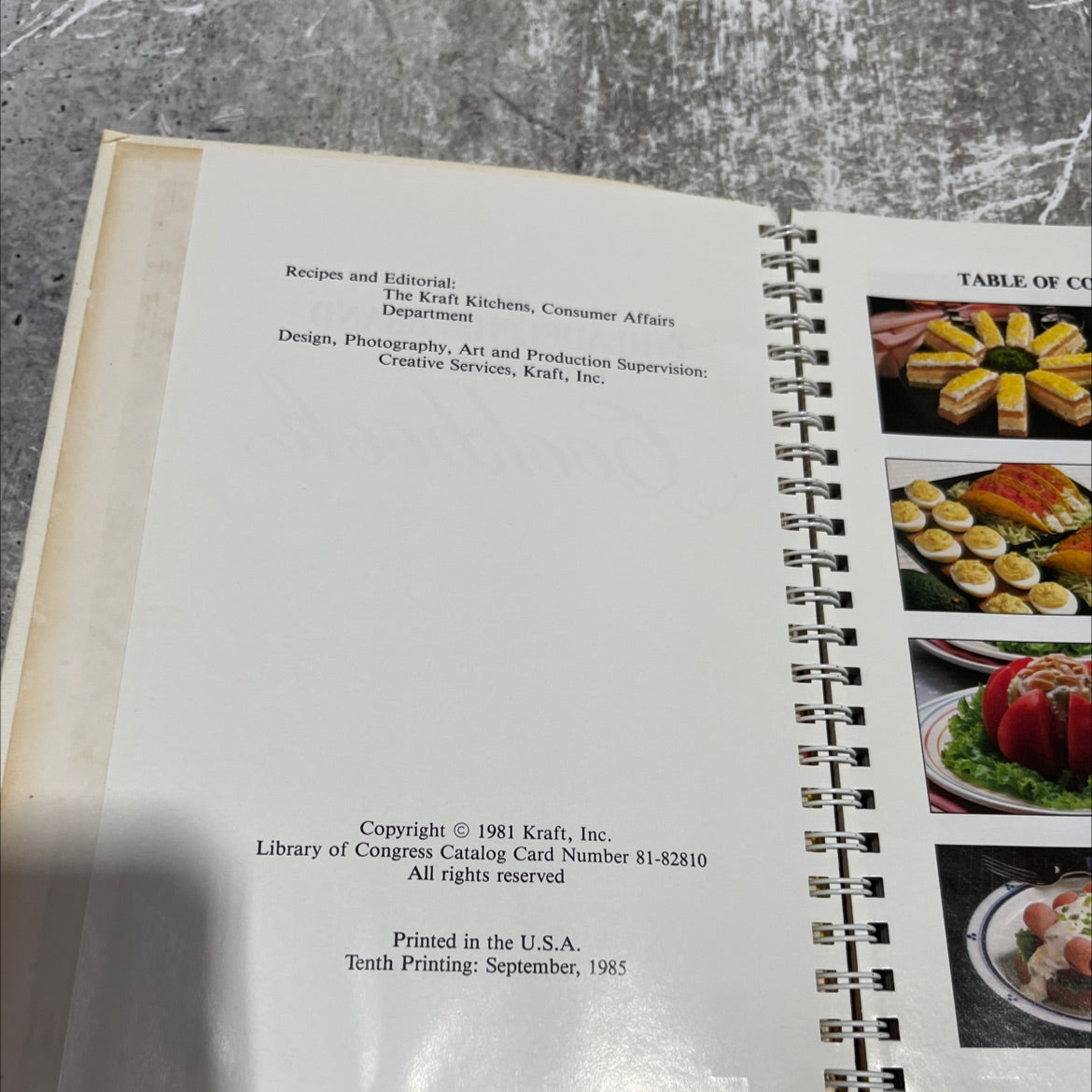 philadelphia brand cream cheese cookbook book, by Kraft Kitchens, 1981 Hardcover image 3