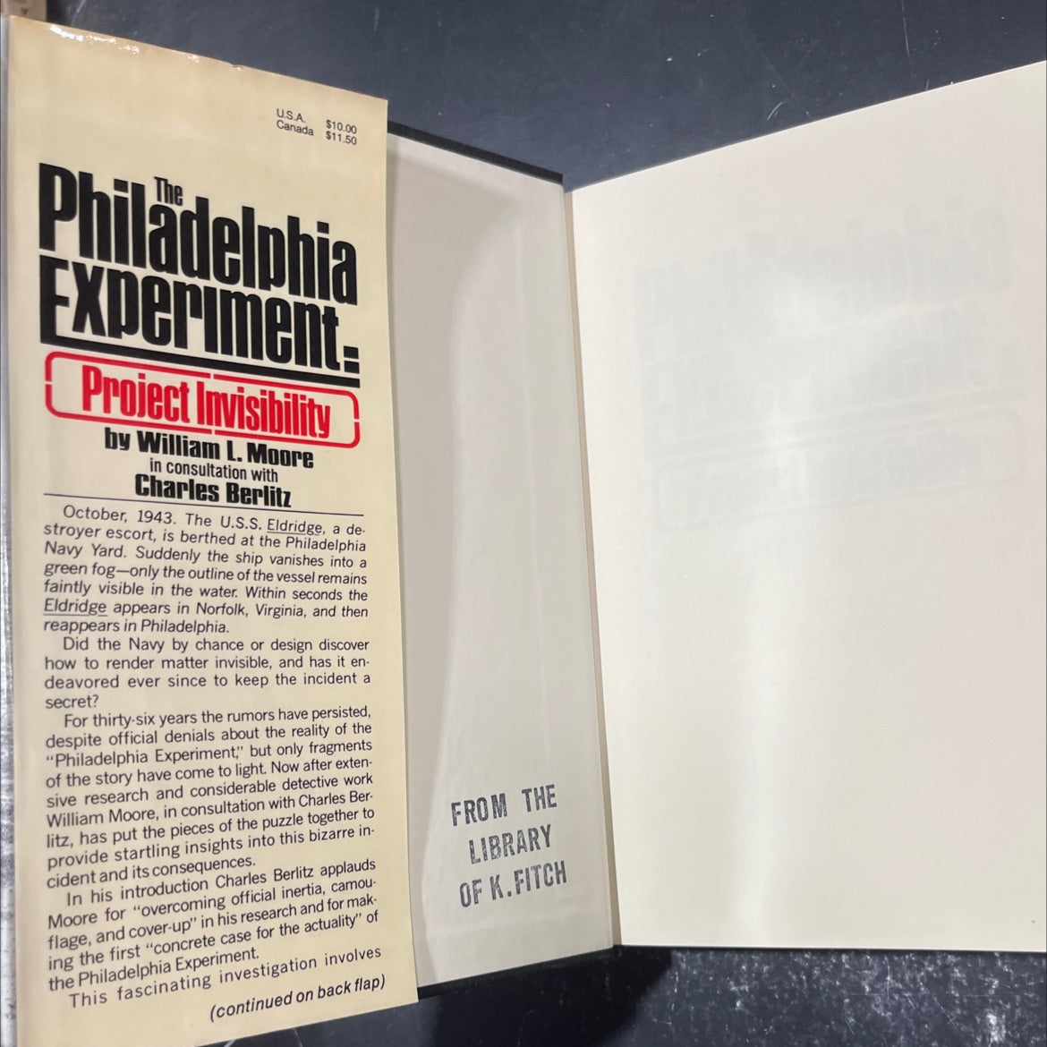 philadelphia experiment: project invisibility an account of a search for a secret navy wartime project that may have image 4