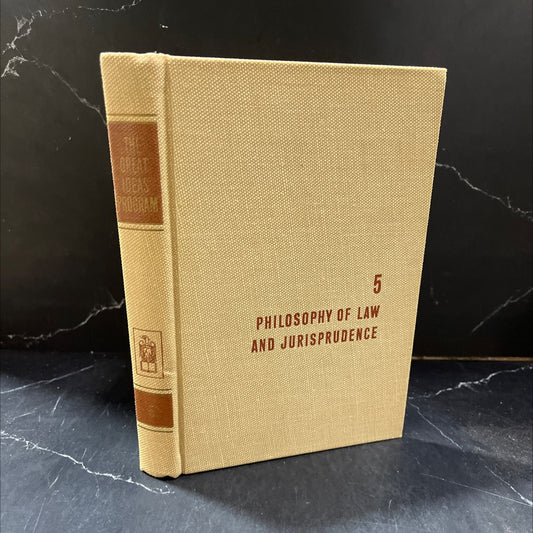 philosophy of law and jurisprudence book, by mortimer j. adler and peter wolff, 1961 Hardcover image 1