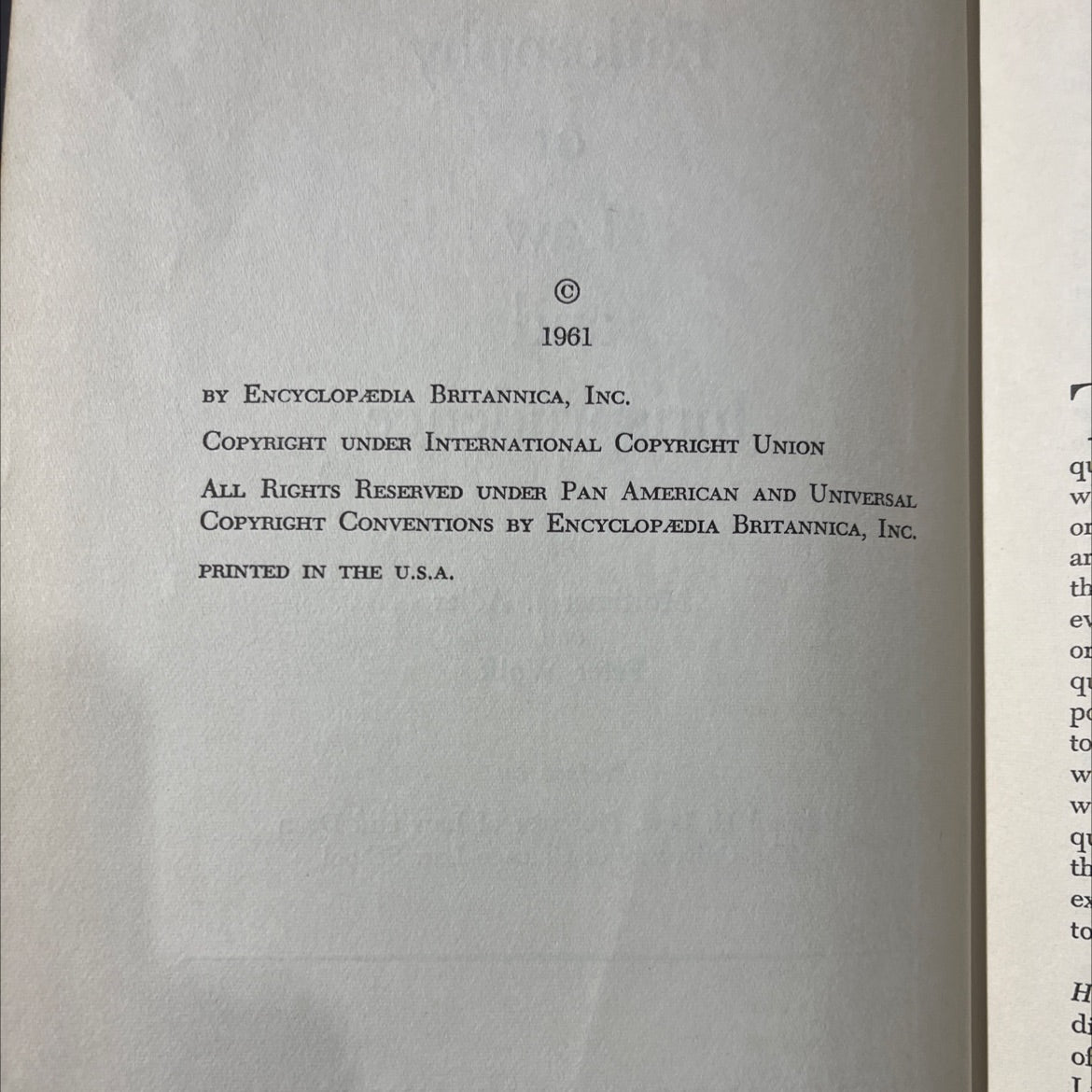 philosophy of law and jurisprudence book, by Mortimer J. Adler and Peter Wolff, 1961 Hardcover image 3