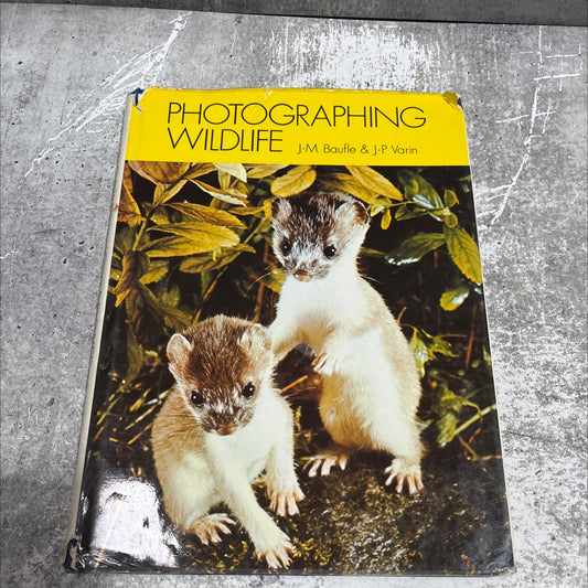 photographing wildlife book, by jean-marie baufle, jean-philippe varin, 1972 Hardcover image 1
