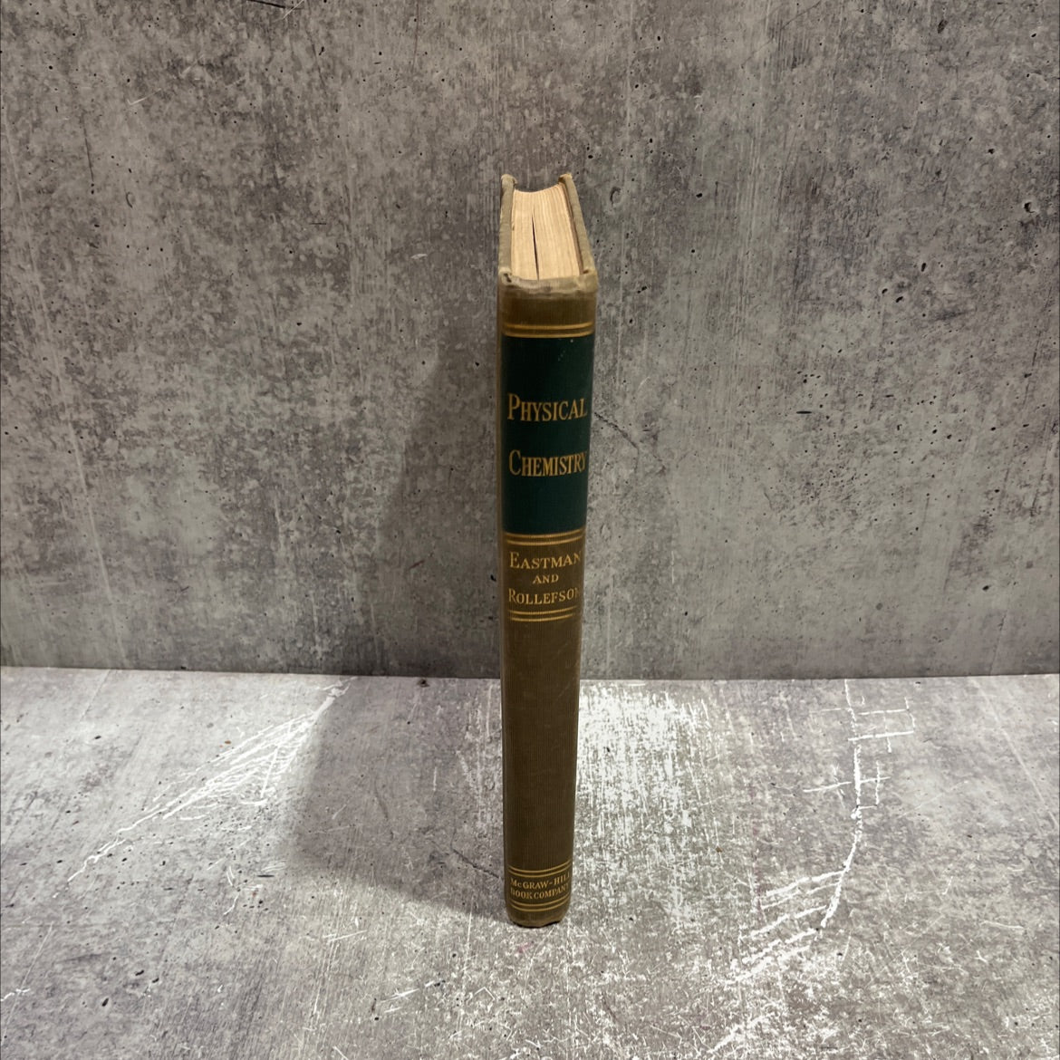 physical chemistry book, by e. d. eastman, ph.d. and g. k. rollefson, ph.d., 1947 Hardcover image 4