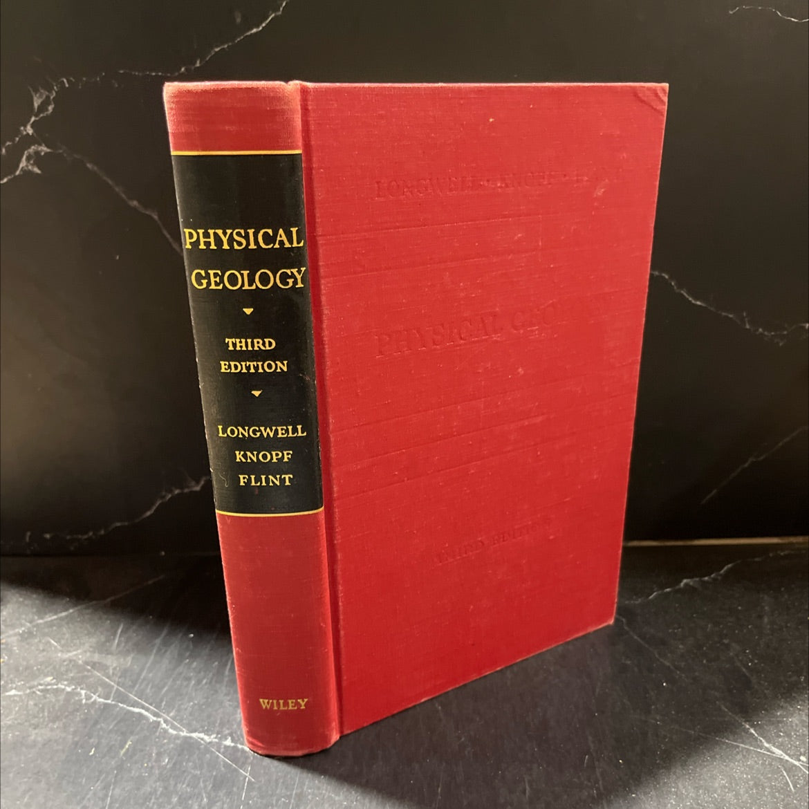 physical geology book, by chester r. longwell, adolph knopf, richard f. flint, 1948 Hardcover image 1