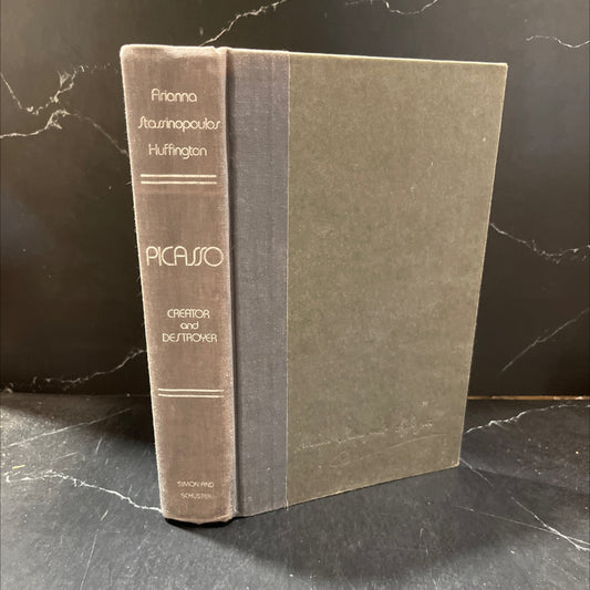 picasso creator and destroyer book, by arianna stassinopoulos huffington, 1988 Hardcover image 1