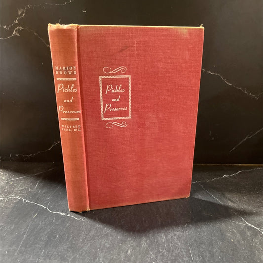 pickles and preserves book, by marion brown, 1955 Hardcover image 1