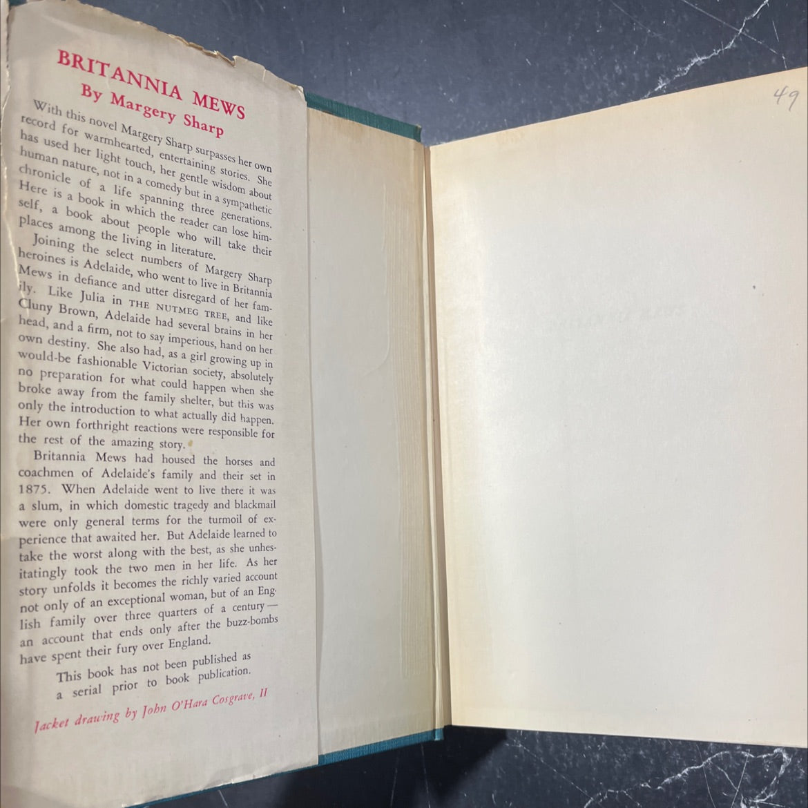 pie trumpets thorn book, by margery sharp, 1946 Hardcover image 4