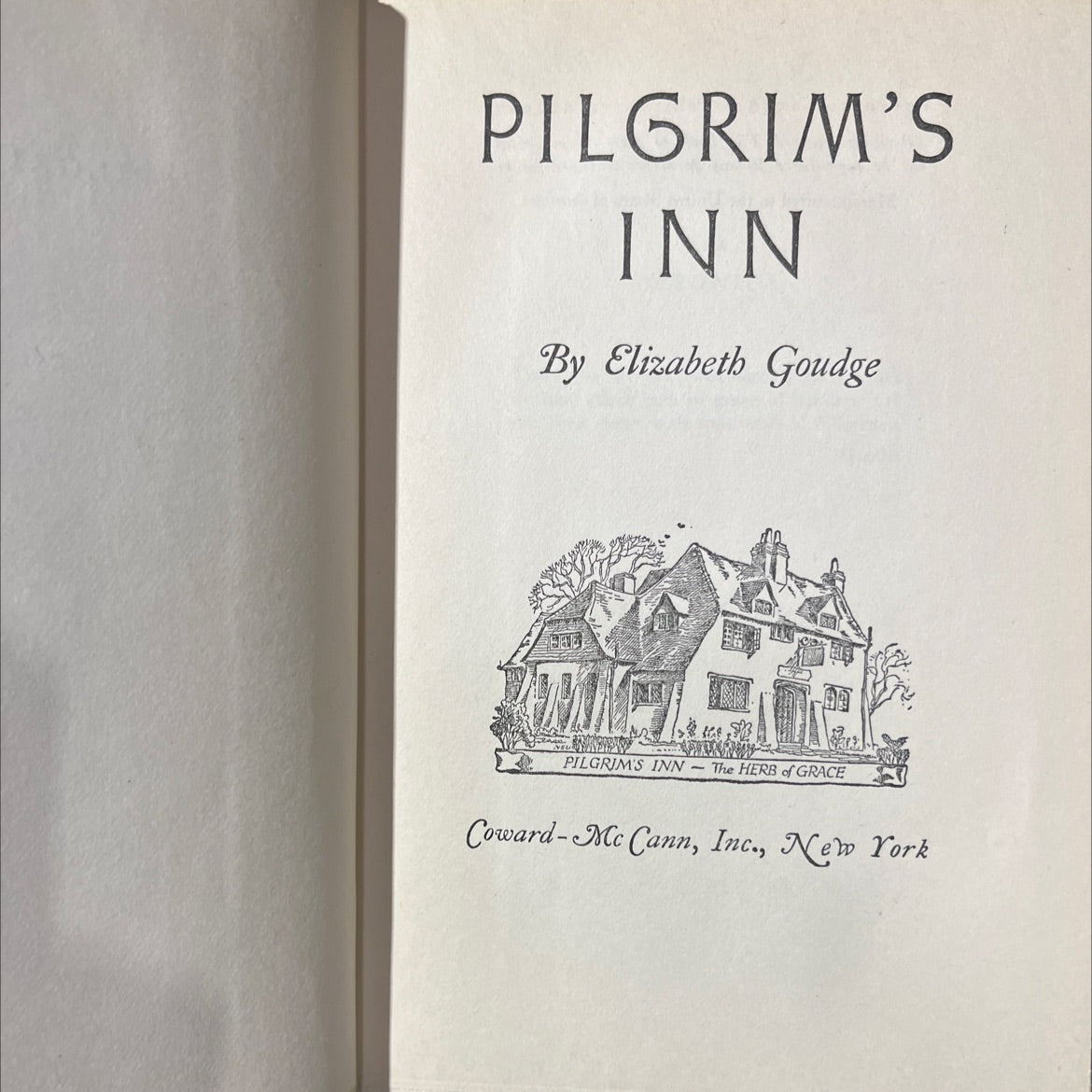 pilgrim's inn book, by elizabeth goudge, 1948 Hardcover image 2