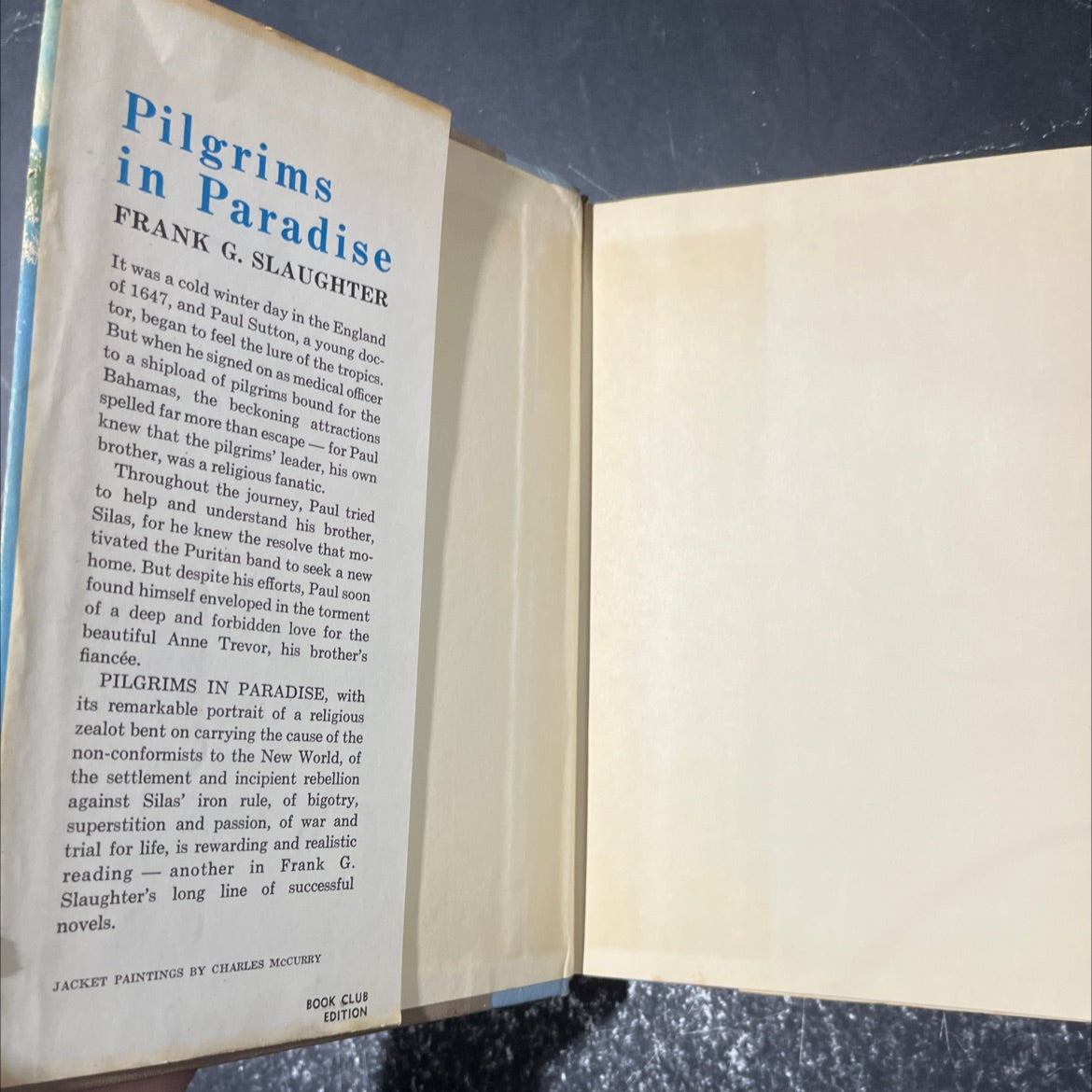 pilgrims in paradise book, by Frank G. Slaughter, 1960 Hardcover image 4