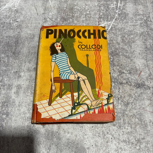 pinocchio book, by carlo collodi, 1970 Hardcover image 1