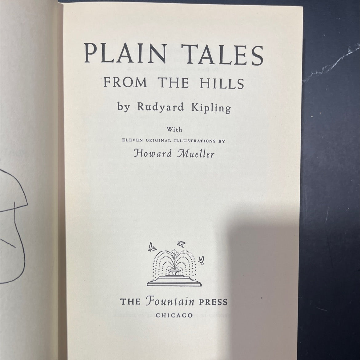 plain tales from the hills book, by rudyard kipling, 1949 Hardcover image 2