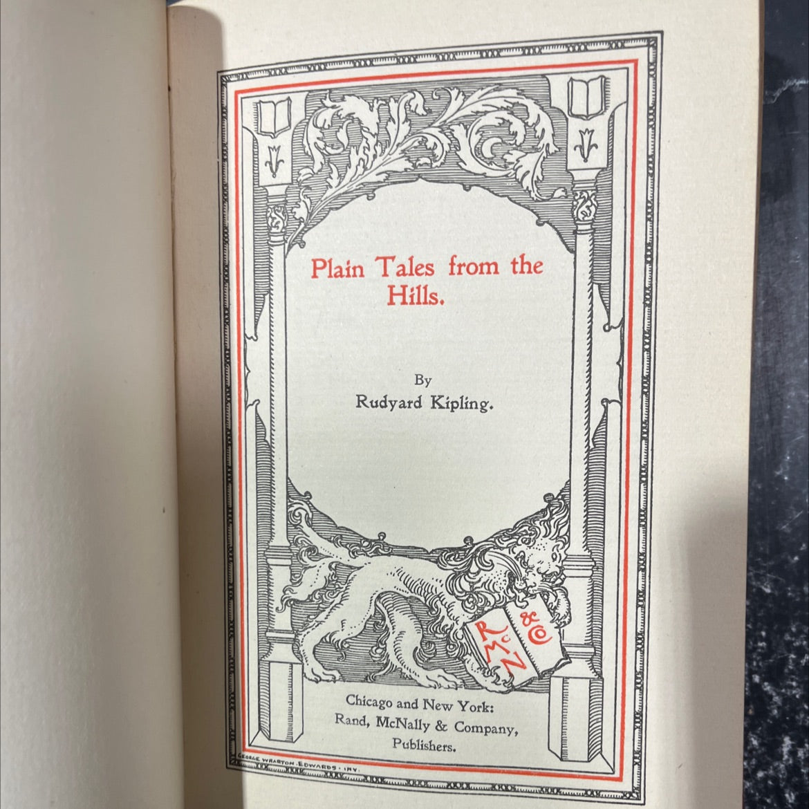 plain tales from the hills book, by rudyard kipling, 1970 Hardcover image 3