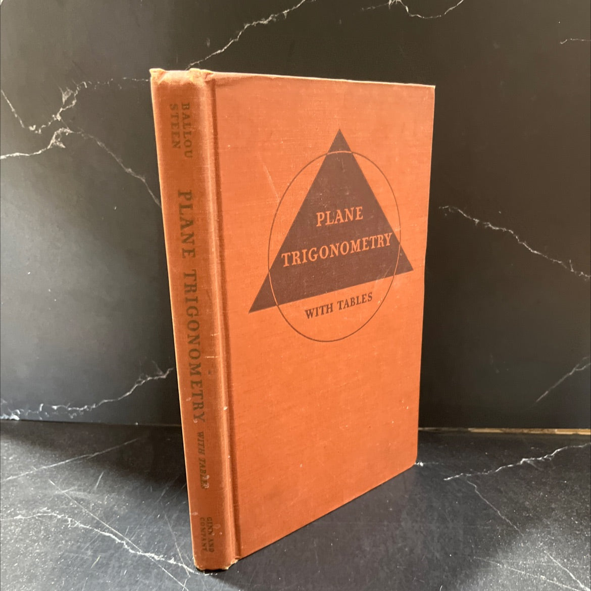 plane trigonometry with tables book, by donald h. ballou, ph.d. and frederick h. steen, ph.d., 1943 Hardcover image 1
