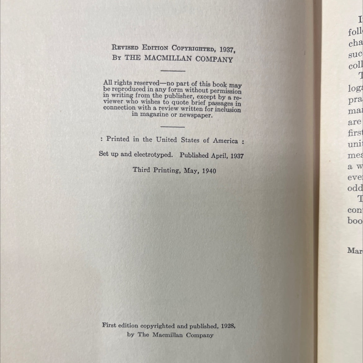 plane trigonometry book, by rick harles brenke, 1937 Hardcover image 3