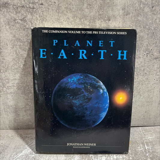 planet earth book, by jonathan weiner, 1986 Hardcover image 1