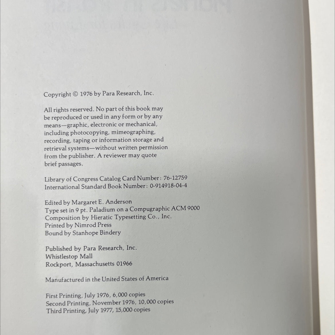 planets in transit book, by Robert Hand, 1976 Hardcover image 3