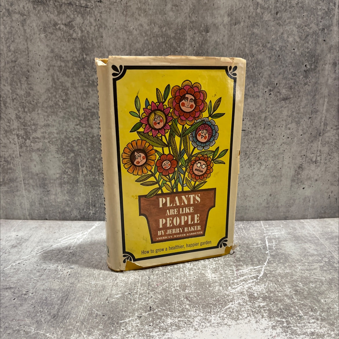 plants are like people book, by jerry baker, 1971 Hardcover image 1