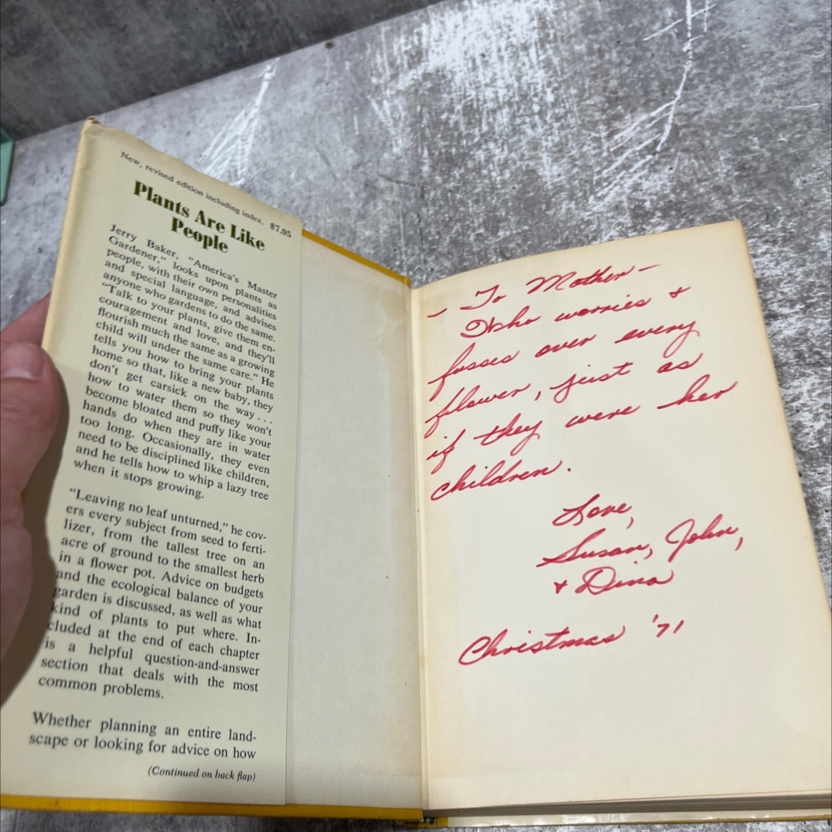 plants are like people book, by jerry baker, 1971 Hardcover image 4