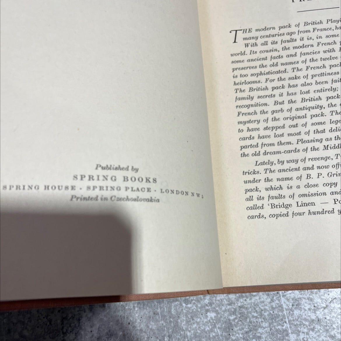 playing cards history of the pack and explanations of its many secrets book, by w. gurney benham, 1970 Hardcover image 3
