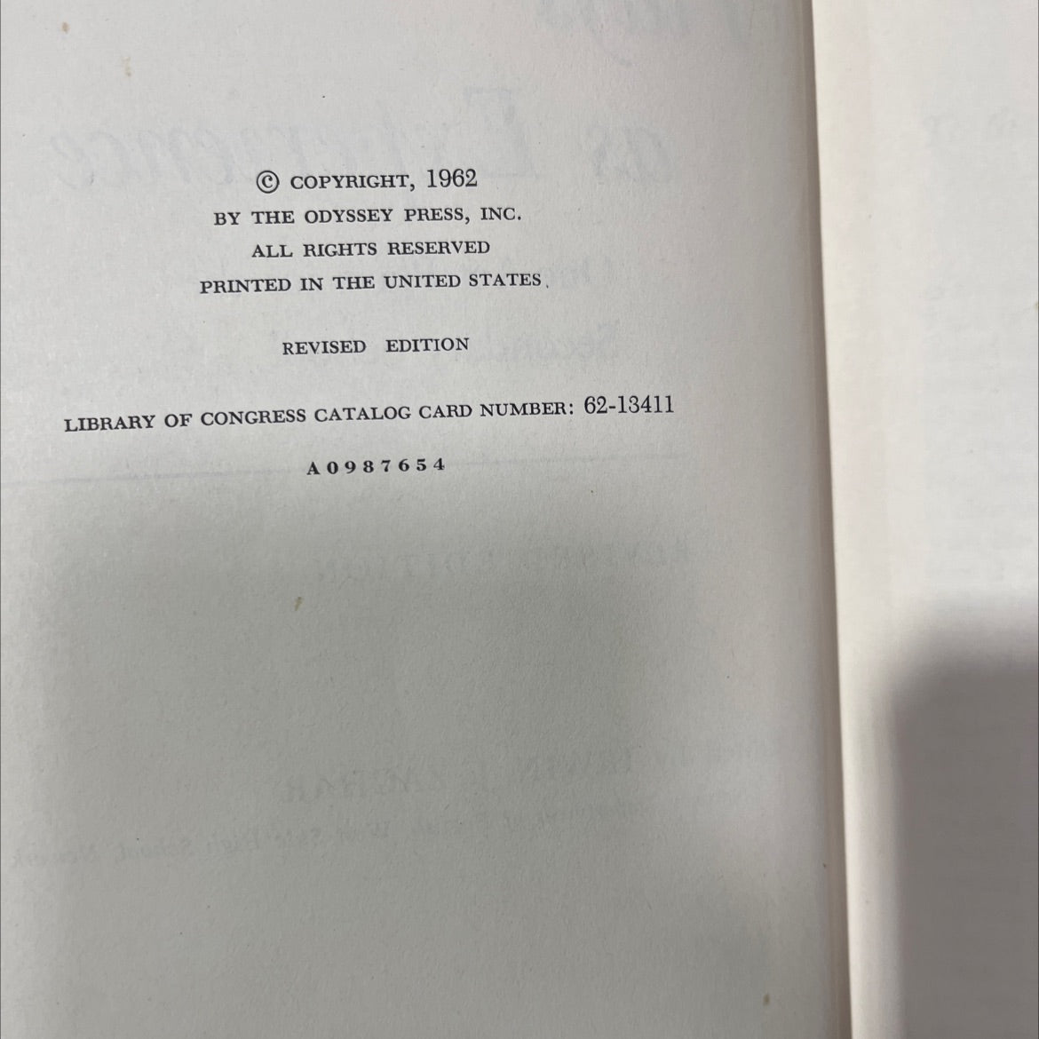plays as experience one-act plays for the secondary school revised edition book, by irwin j. zachar, 1962 Hardcover image 3