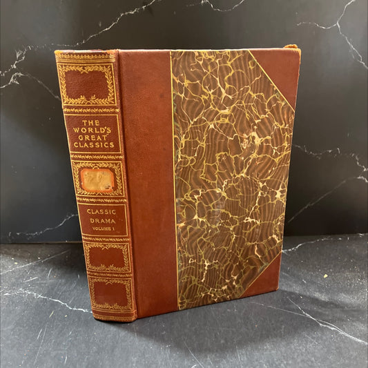 plays xoxoxoxo by greek, spanish, french, german and english dramatists book, by albert ellery bergh, 1900 Leather image 1