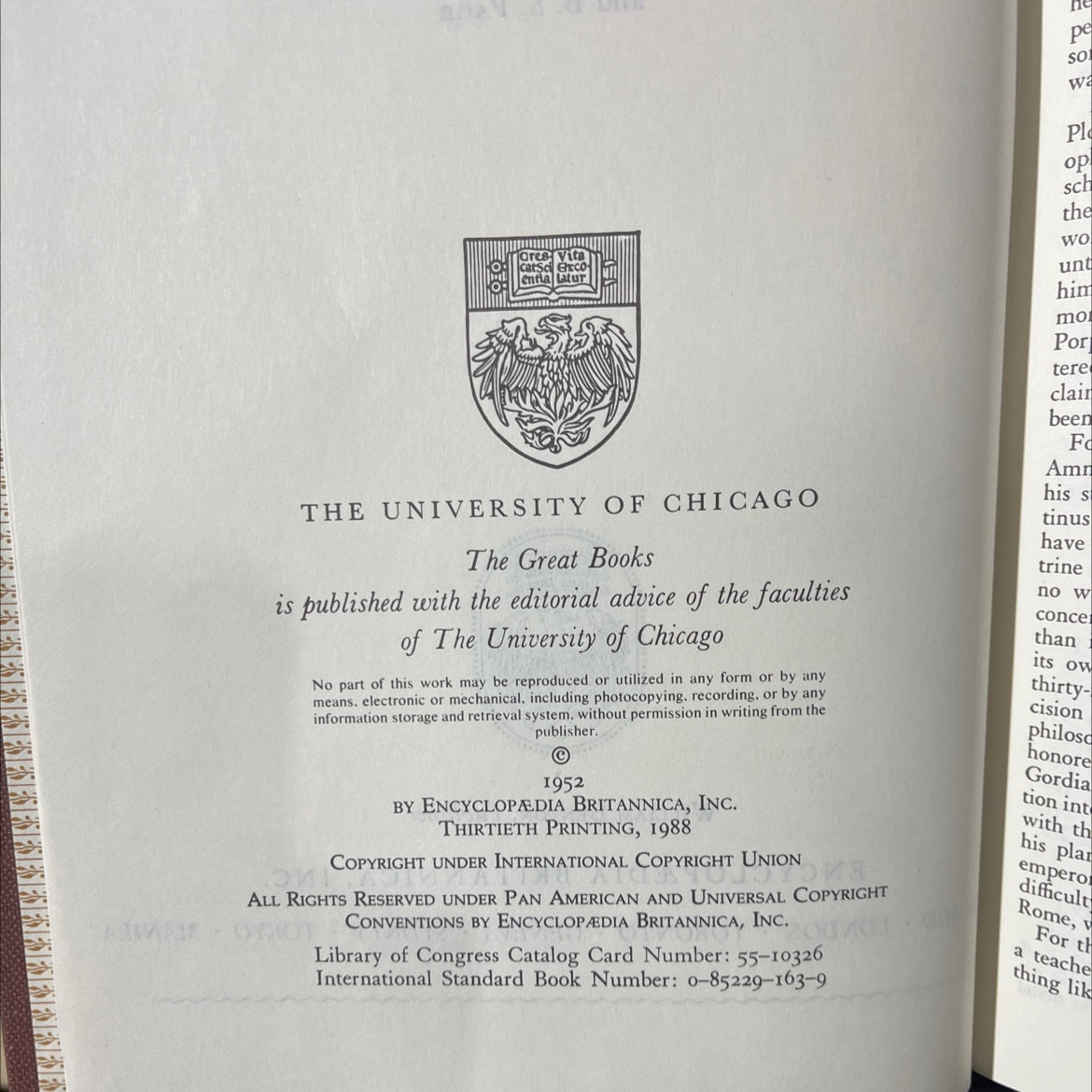 plotinus the six enneads book, by stephen mckenna and b. s. page, 1988 Hardcover image 3