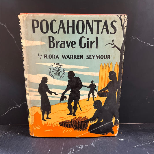 pocahontas: brave girl book, by Flora Warren Seymour, 1946 Hardcover image 1